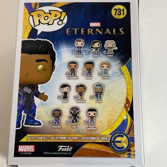 Funko Pop! Marvel Eternals - #731 - Kingo Vinyl Bobble-Head - New In Box - Picture 8 of 10